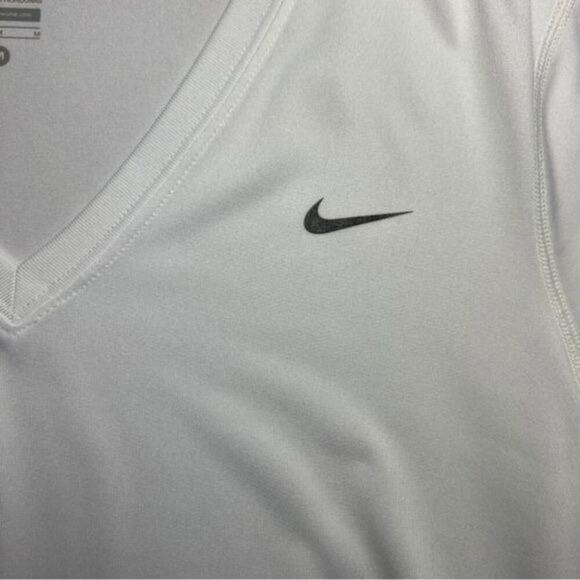 Nike Dri-Fit Top, White, M - Picture 4 of 7